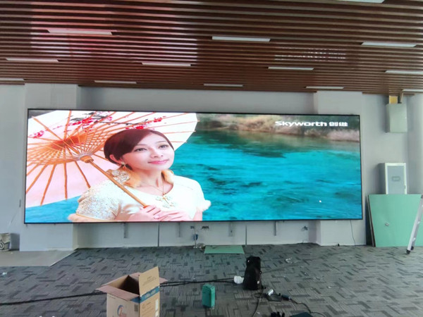 巧家P1.53led小间距屏安装案例